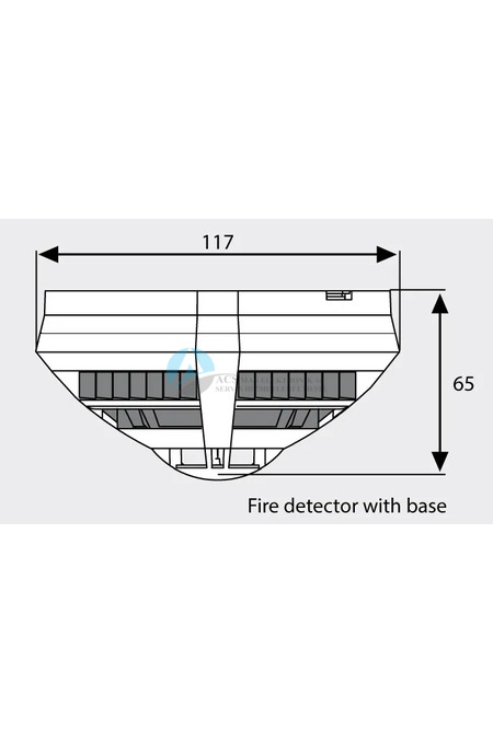 802385.SV98 IQ8 O2T/FSp Flaşörlü ve Konuşan Acil Anonslu Duman Dedektörü, ESSER by Honeywell