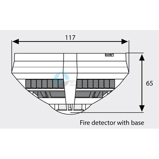 802385.SV99 IQ8 O2T/FSp Flaşörlü ve Konuşan Acil Anonslu Duman Dedektörü, ESSER by Honeywell