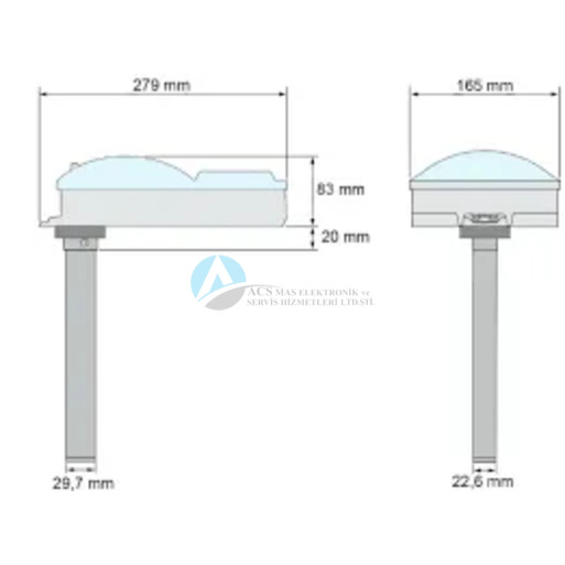 781463 Hava Kanalı Dedektör Kutusu, Kanal Tipi(LKM) Dedektör için, ESSER by Honeywell